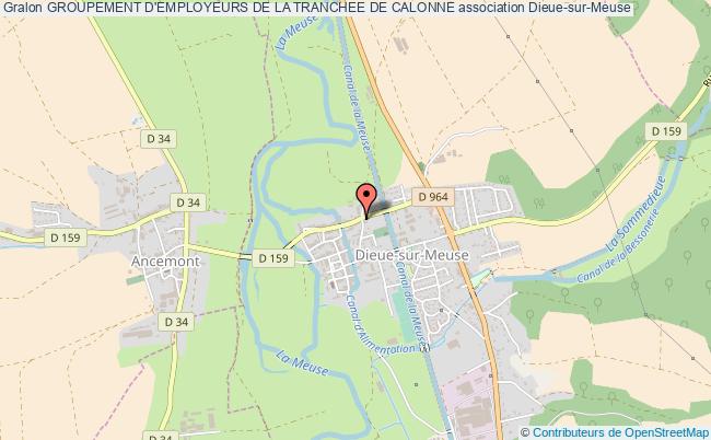 plan association Groupement D'employeurs De La Tranchee De Calonne Dieue-sur-Meuse