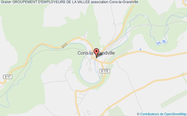 plan association Groupement D'employeurs De La Vallee Cons-la-Grandville