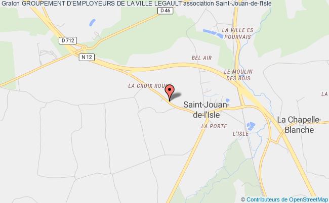 plan association Groupement D'employeurs De La Ville Legault Saint-Jouan-de-l'Isle