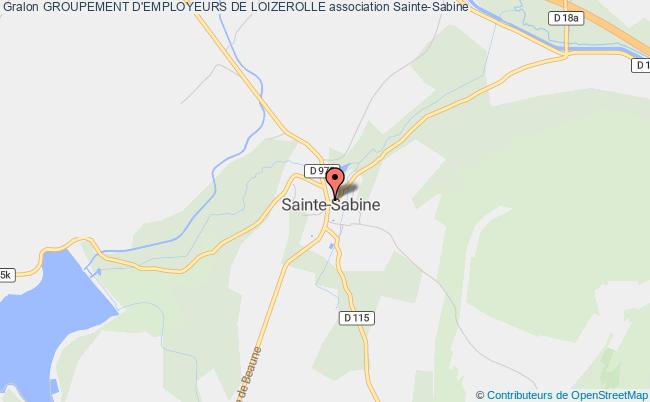 plan association Groupement D'employeurs De Loizerolle Sainte-Sabine