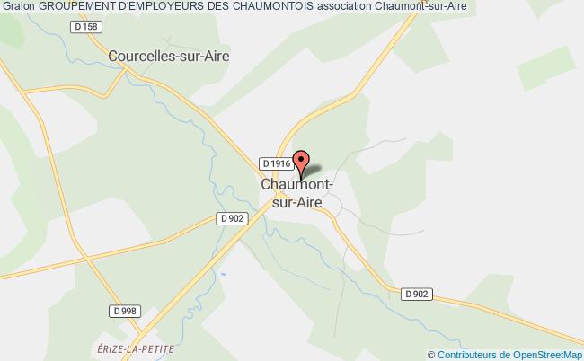 plan association Groupement D'employeurs Des Chaumontois Chaumont-sur-Aire