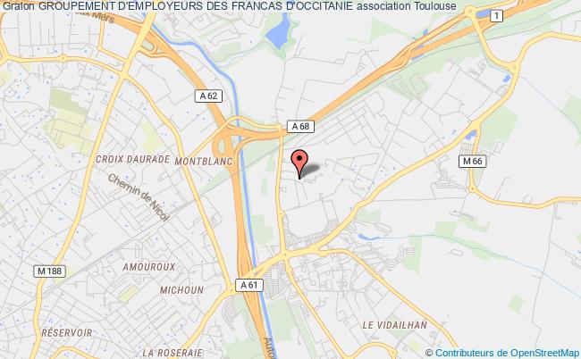 plan association Groupement D'employeurs Des Francas D'occitanie Toulouse