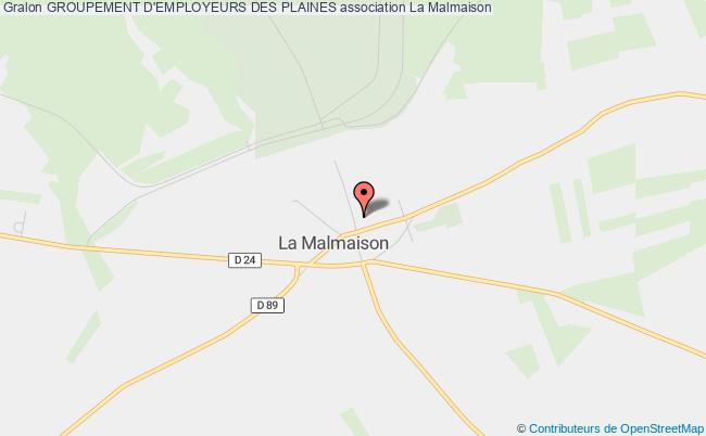 plan association Groupement D'employeurs Des Plaines La    Malmaison