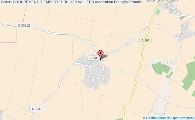 plan association Groupement D Employeurs Des Vallees Boutigny-Prouais
