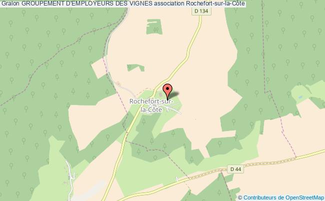 plan association Groupement D'employeurs Des Vignes Rochefort-sur-la-Côte