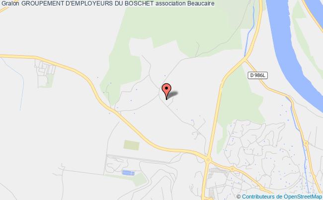 plan association Groupement D'employeurs Du Boschet Beaucaire