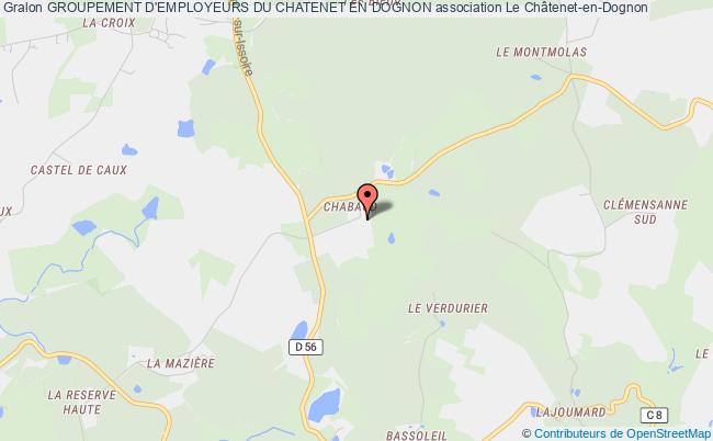 plan association Groupement D'employeurs Du Chatenet En Dognon Le Châtenet-en-Dognon