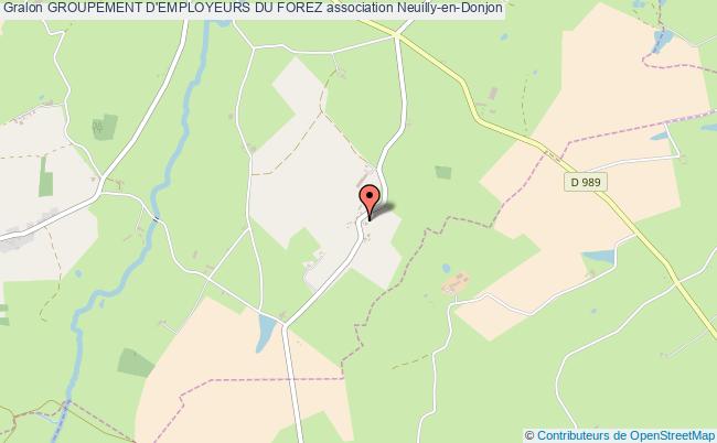 plan association Groupement D'employeurs Du Forez Neuilly-en-Donjon