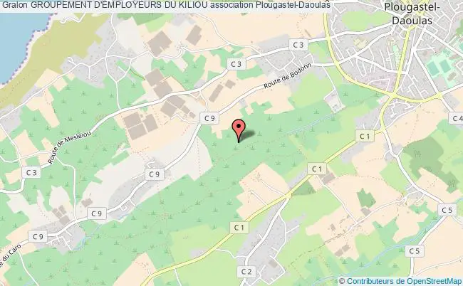 plan association Groupement D'employeurs Du Kiliou Plougastel-Daoulas