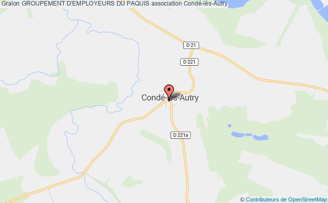 plan association Groupement D'employeurs Du Paquis Condé-lès-Autry