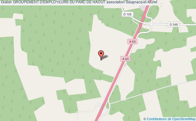 plan association Groupement D'employeurs Du Parc De Haout Saugnacq-et-Muret