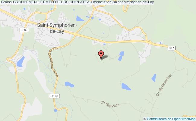 plan association Groupement D'employeurs Du Plateau Saint-Symphorien-de-Lay