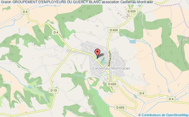 plan association Groupement D'employeurs Du Quercy Blanc Castelnau-Montratier