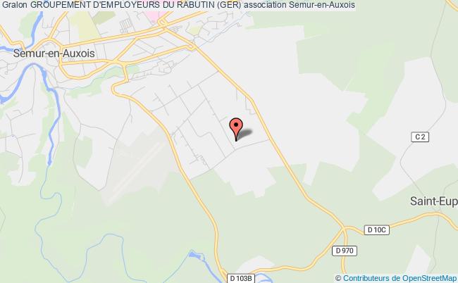 plan association Groupement D'employeurs Du Rabutin (ger) Semur-en-Auxois
