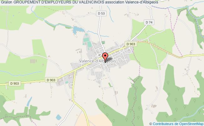 plan association Groupement D'employeurs Du Valencinois Valence-d'Albigeois