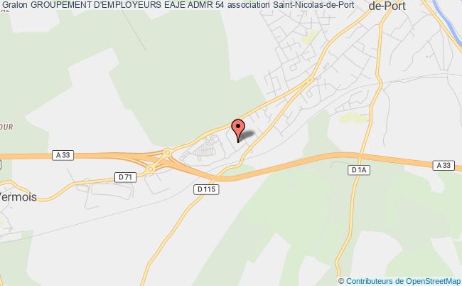 plan association Groupement D'employeurs Eaje Admr 54 Saint-Nicolas-de-Port