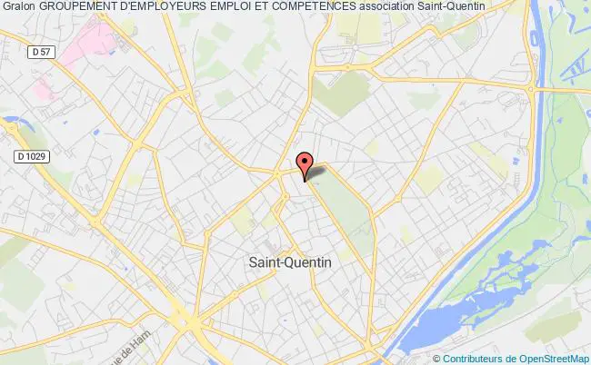 plan association Groupement D'employeurs Emploi Et Competences Saint-Quentin