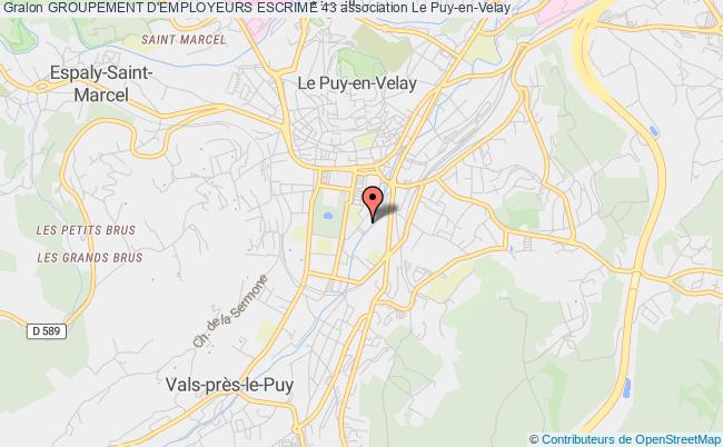 plan association Groupement D'employeurs Escrime 43 Le    Puy-en-Velay