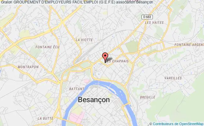 plan association Groupement D'employeurs Facil'emploi (g.e.f.e) Besançon