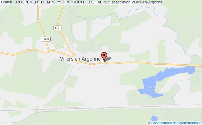 plan association Groupement D'employeurs"gouthiere Fabing" Villers-en-Argonne