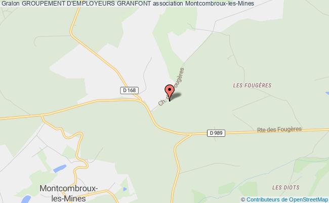plan association Groupement D'employeurs Granfont Montcombroux-les-Mines