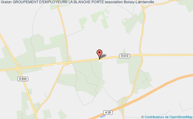 plan association Groupement D'employeurs La Blanche Porte Boissy-Lamberville