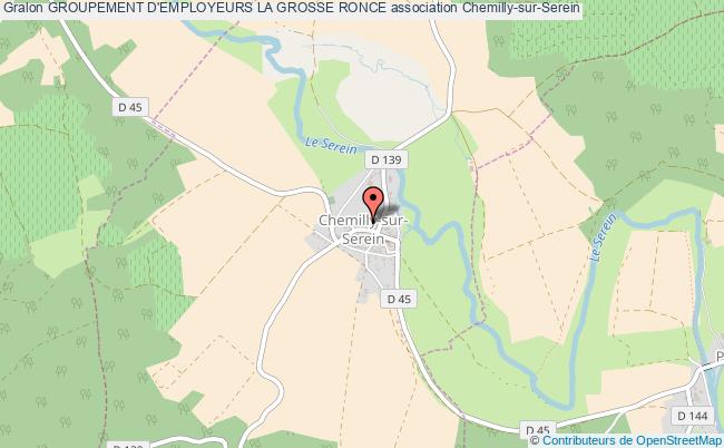 plan association Groupement D'employeurs La Grosse Ronce Chemilly-sur-Serein
