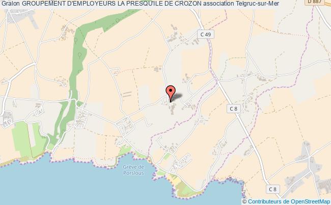 plan association Groupement D'employeurs La Presqu'ile De Crozon Telgruc-sur-Mer
