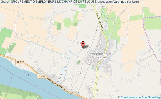 plan association Groupement D'employeurs Le Champ De La Pelouse Varennes-sur-Loire