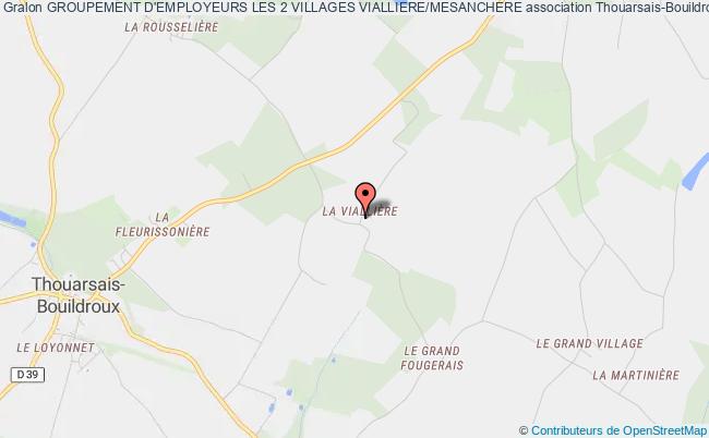 plan association Groupement D'employeurs Les 2 Villages Vialliere/mesanchere Thouarsais-Bouildroux