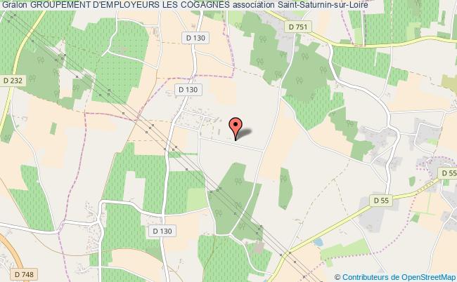 plan association Groupement D'employeurs Les Cogagnes Saint-Saturnin-sur-Loire