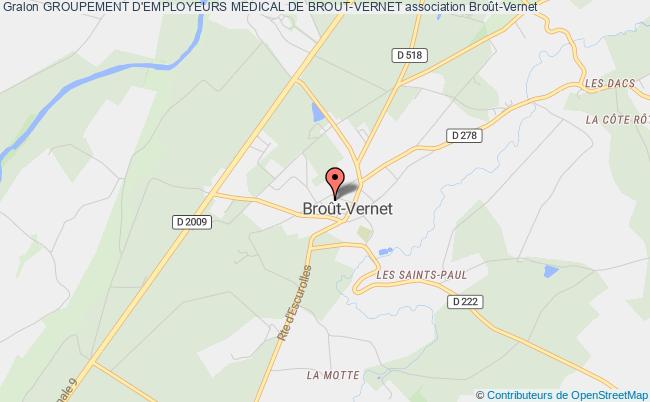 plan association Groupement D'employeurs Medical De Brout-vernet Broût-Vernet