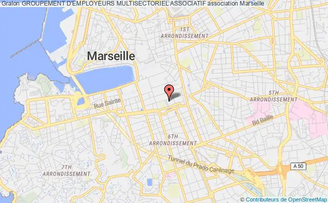 plan association Groupement D'employeurs Multisectoriel Associatif Marseille 6