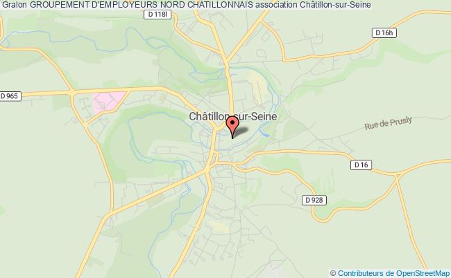 plan association Groupement D'employeurs Nord Chatillonnais Châtillon-sur-Seine