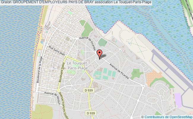 plan association Groupement D'employeurs Pays De Bray Le    Touquet-Paris-Plage