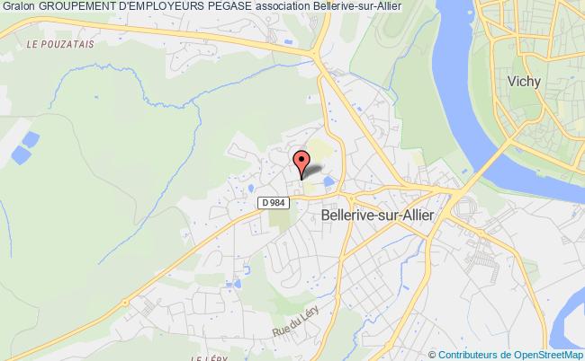 plan association Groupement D'employeurs Pegase Bellerive-sur-Allier