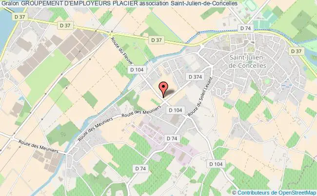 plan association Groupement D'employeurs Placier Saint-Julien-de-Concelles