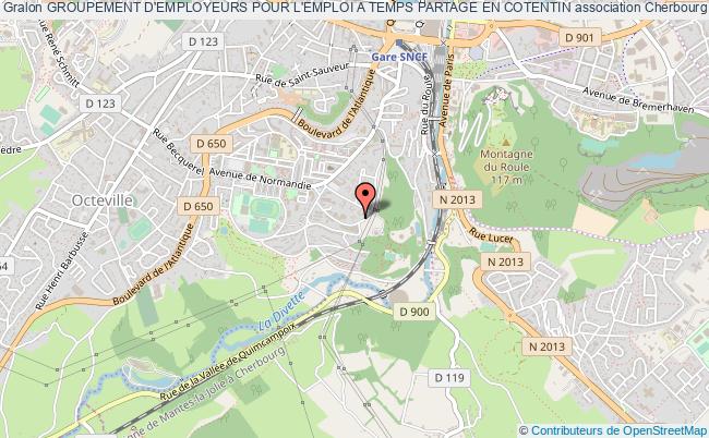 plan association Groupement D'employeurs Pour L'emploi A Temps Partage En Cotentin Cherbourg-Octeville