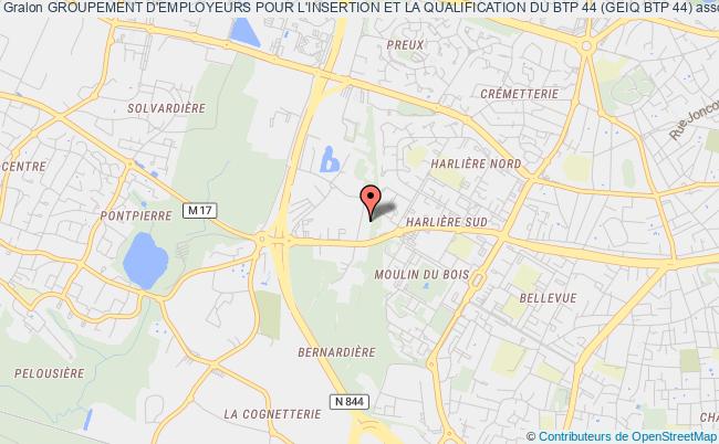 plan association Groupement D'employeurs Pour L'insertion Et La Qualification Du Btp 44 (geiq Btp 44) Saint-Herblain