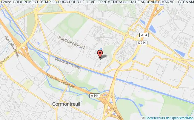 plan association Groupement D'employeurs Pour Le Developpement Associatif Ardennes Marne - Geda Am Reims
