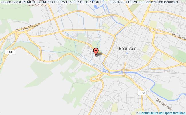 plan association Groupement D'employeurs Profession Sport Et Loisirs En Picardie Beauvais