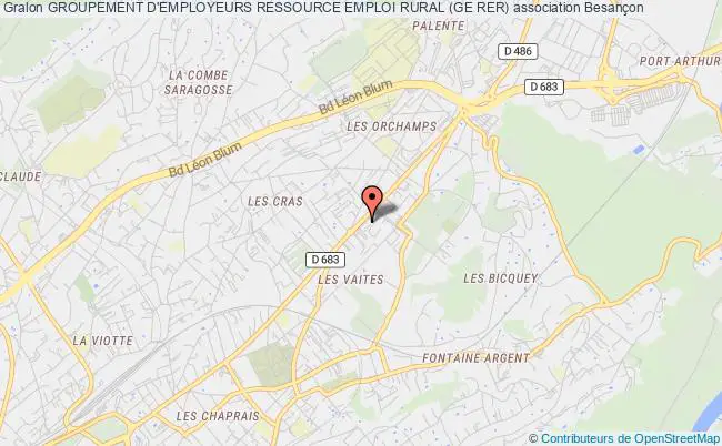 plan association Groupement D'employeurs Ressource Emploi Rural (ge Rer) Besançon