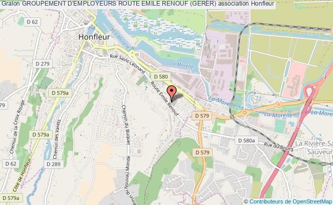 plan association Groupement D'employeurs Route Emile Renouf (gerer) Honfleur