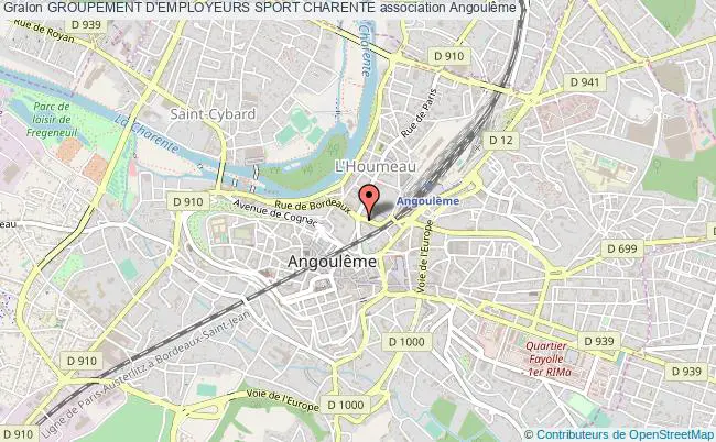 plan association Groupement D'employeurs Sport Charente Angoulême