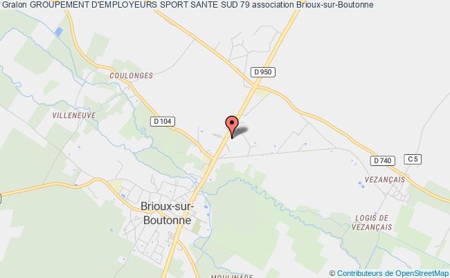 plan association Groupement D'employeurs Sport Sante Sud 79 Brioux-sur-Boutonne
