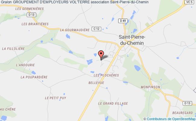 plan association Groupement D'employeurs Vol'terre Saint-Pierre-du-Chemin