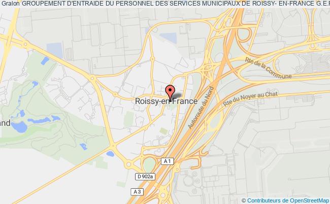 plan association Groupement D'entraide Du Personnel Des Services Municipaux De Roissy- En-france G.e.p.s.m. Roissy-en-France