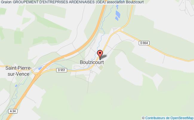 plan association Groupement D'entreprises Ardennaises (gea) Boulzicourt