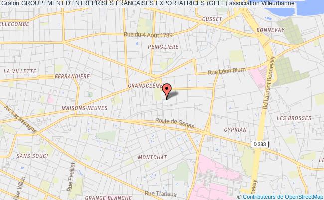 GROUPEMENT D'ENTREPRISES FRANCAISES EXPORTATRICES (GEFE)