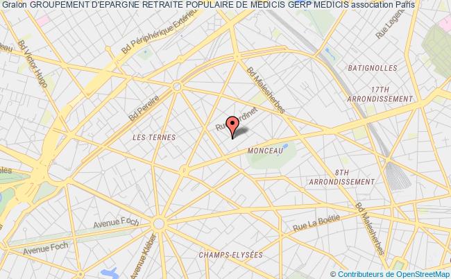 plan association Groupement D'epargne Retraite Populaire De Medicis Gerp Medicis Paris